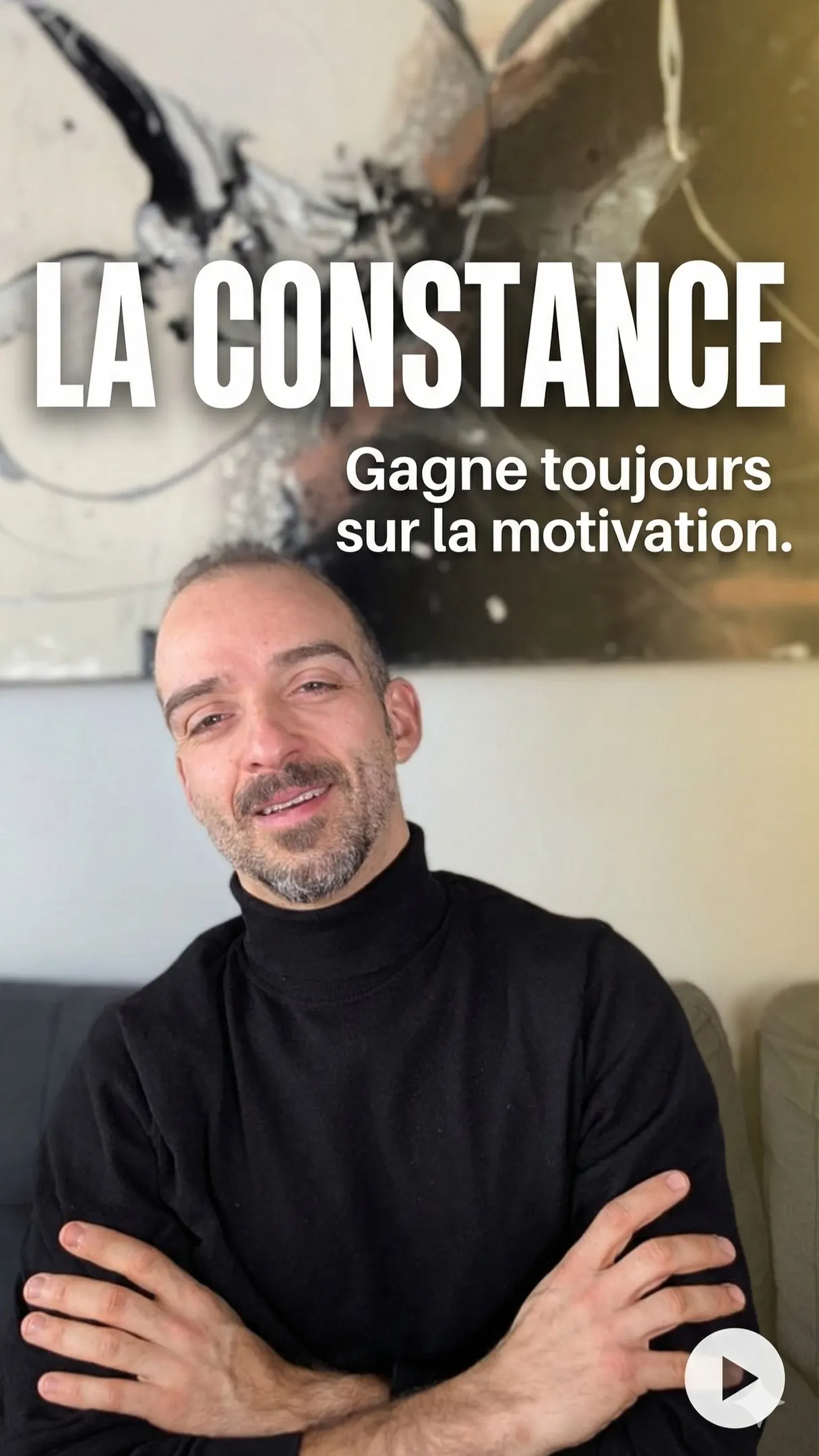 Vignette de la capsule Instagram « La motivation ne dure pas. La constance, oui. »