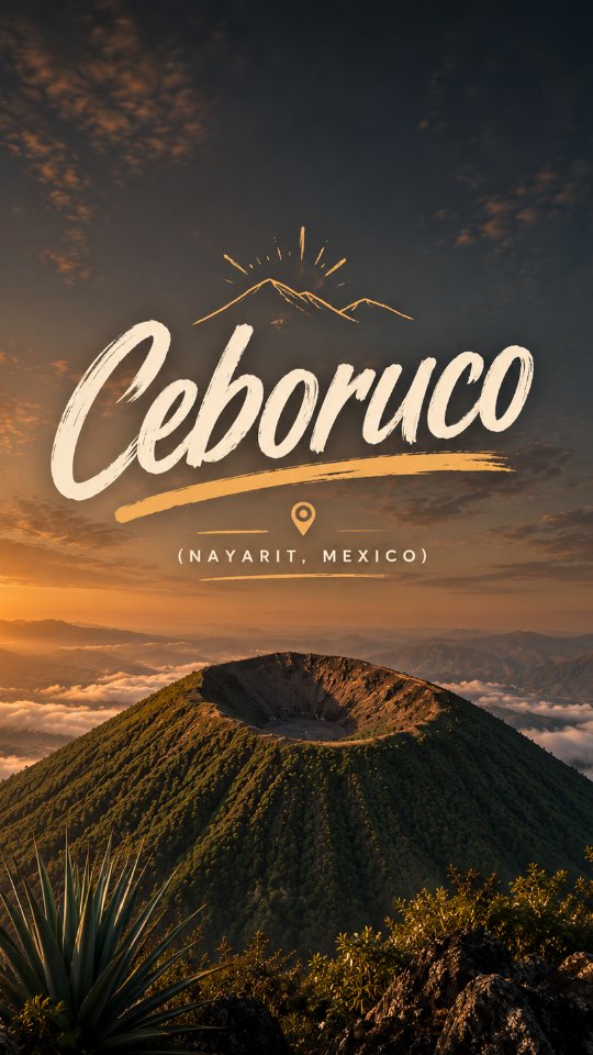 Vignette vidéo - L'un des volcans actifs de la province de Nayarit au Mexique.