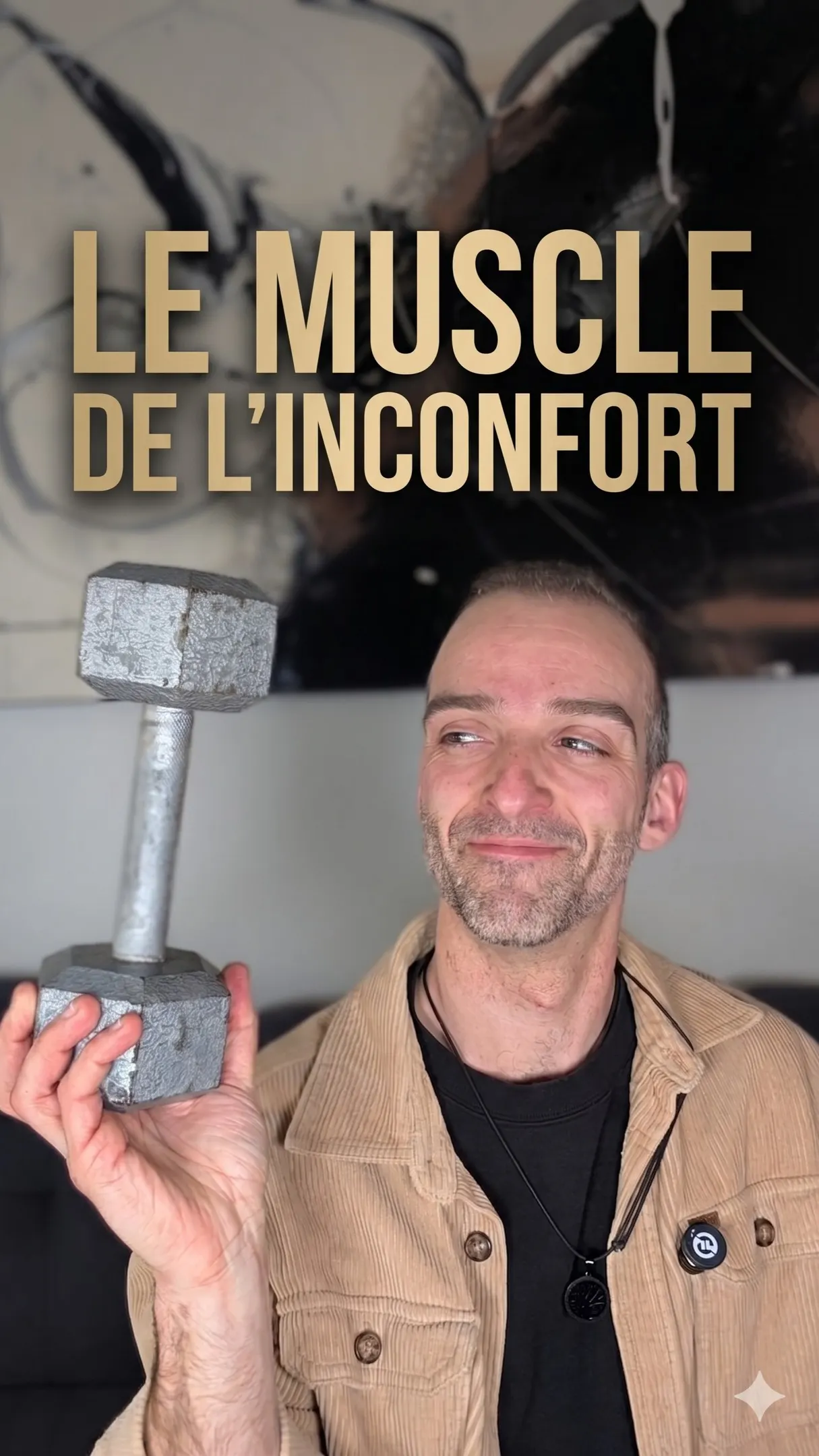 Vignette de la capsule Instagram « Est-ce que ton bonheur dépend de ta capacité à tolérer l'inconfort ? »
